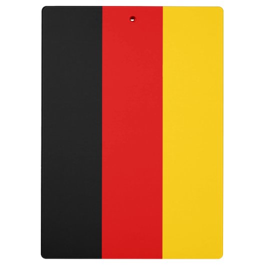 Deutsche Flagge Klemmbrett (Rückseite)