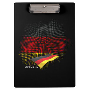 Deutsche Flagge Klemmbrett