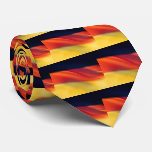 Deutsche Flagge Krawatte (Gerollt)