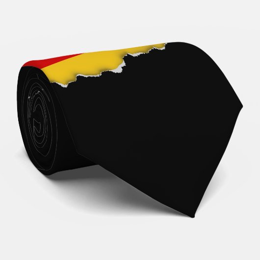 Deutsche Flagge Krawatte (Gerollt)