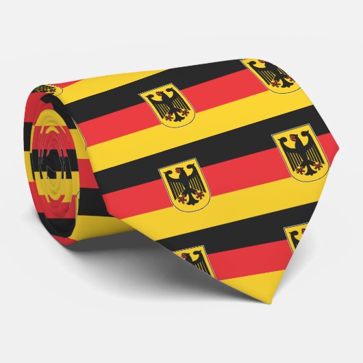 Deutsche Flagge Krawatte (Gerollt)