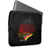 Deutsche Flagge Laptopschutzhülle (Vorne Rechts)