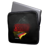 Deutsche Flagge Laptopschutzhülle (Vorderseite Links)