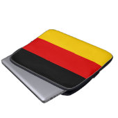 Deutsche Flagge Laptopschutzhülle (Vorne Knopf)