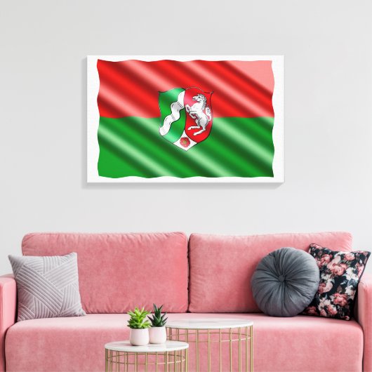 Deutsche Flagge Leinwanddruck (Insitu (Wohnzimmer))