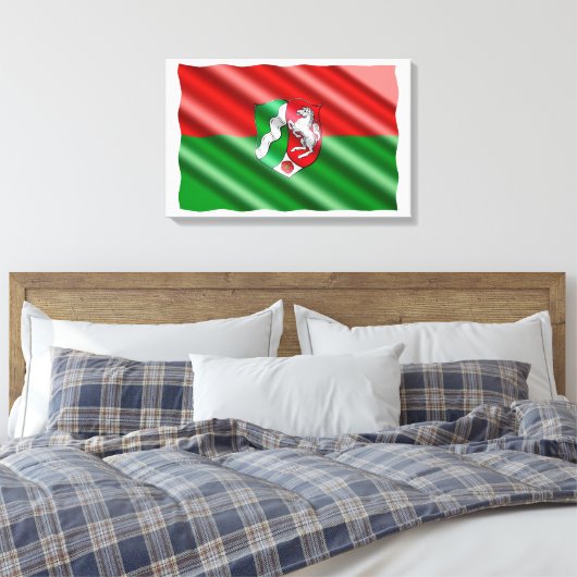 Deutsche Flagge Leinwanddruck (Insitu (Schlafzimmer))