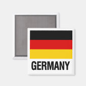 Deutsche Flagge Magnet (Vorderseite/Rückseite)