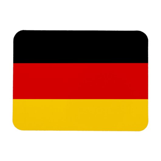 Deutsche Flagge Magnet (Horizontal)