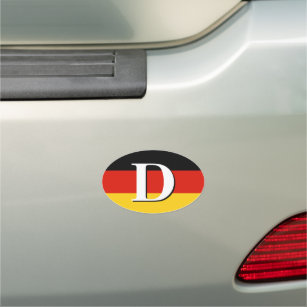Deutsche Flagge Magnet-Oval-Automobil-Dekoration Auto Magnet