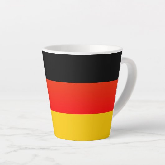 Deutsche Flagge Milchtasse (Rechte Ecke)