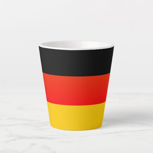 Deutsche Flagge Milchtasse (Vorderseite)
