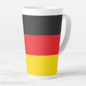 Deutsche Flagge Milchtasse (Rechte Ecke)