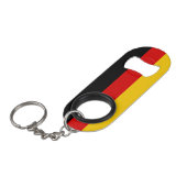 Deutsche Flagge Mini Flaschenöffner (Vorderseite Schrägansicht)
