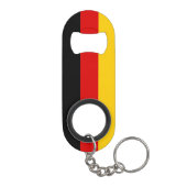 Deutsche Flagge Mini Flaschenöffner (Rückseite)