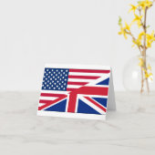 Deutsche Flagge mit zwei Staatsangehörigen Karte (Gelbe Blume)