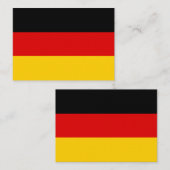 Deutsche Flagge Mitteilungskarte (Vorne/Hinten)