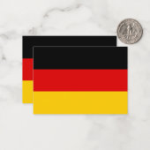 Deutsche Flagge Mitteilungskarte (Vorderseite/Rückseite Beispiel)