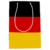 Deutsche Flagge Mittlere Geschenktüte (Vorderseite)