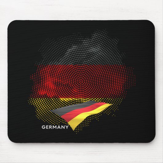 Deutsche Flagge Mousepad (Vorne)