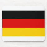 Deutsche Flagge Mousepad<br><div class="desc">Stolz in Ihrem Zuhause-Land anzeigen</div>