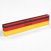 Deutsche Flagge Namensplakette