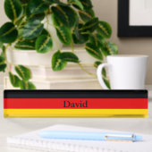 Deutsche Flagge Namensplakette