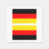 Deutsche Flagge Napkin Serviette (Vorderseite)