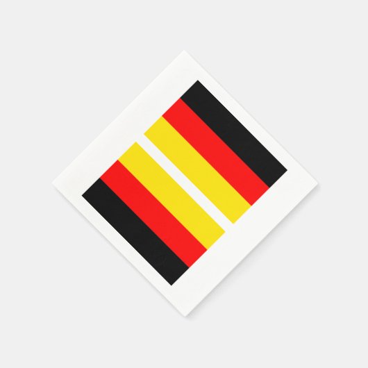 Deutsche Flagge Napkin Serviette (Ecke)
