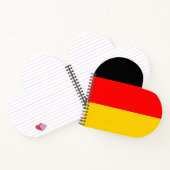 Deutsche Flagge Notizblock (Innenseite)