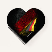 Deutsche Flagge Notizblock (Vorderseite)