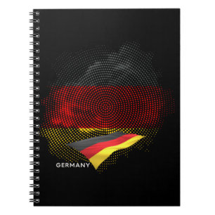 Deutsche Flagge Notizblock