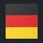 Deutsche Flagge Notizblock<br><div class="desc">Deutsche Flagge Schwarzes Gold</div>
