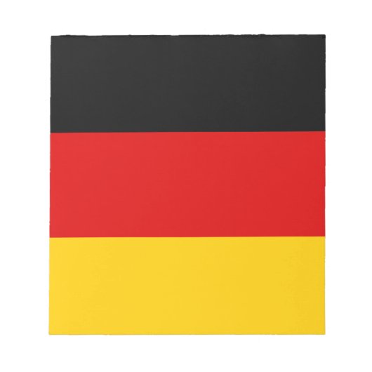 Deutsche Flagge Notizblock (Vorderseite)