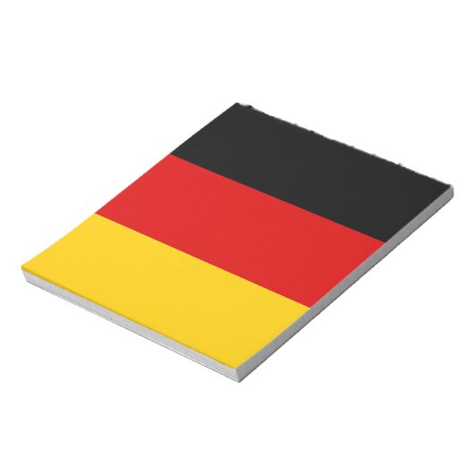 Deutsche Flagge Notizblock (Rotiert)