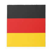 Deutsche Flagge Notizblock (Vorderseite)