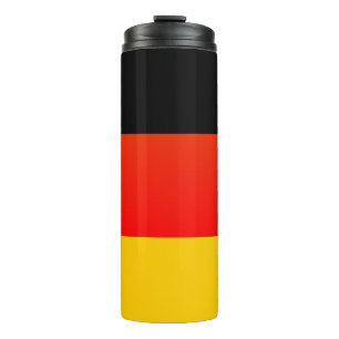 Deutsche Flagge oder deutsche Flagge Thermotasse Thermosbecher