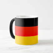 Deutsche Flagge oder Deutsche Flagge Verwandlungstasse (Vorderseite Links)