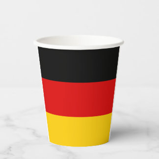 Deutsche Flagge Pappbecher