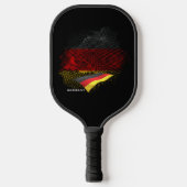 Deutsche Flagge Pickleball Schläger (Vorderseite)