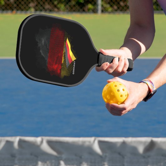 Deutsche Flagge Pickleball Schläger (InSitu)