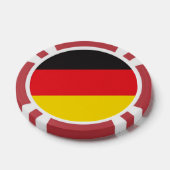 Deutsche Flagge Pokerchips (Einzeln)