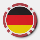 Deutsche Flagge Pokerchips (Rückseite)