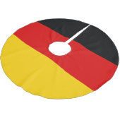 Deutsche Flagge Polyester Weihnachtsbaumdecke (Schrägansicht)