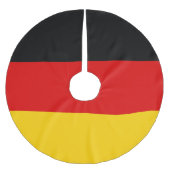 Deutsche Flagge Polyester Weihnachtsbaumdecke (Vorderseite)