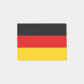 Deutsche Flagge Post-it Klebezettel (Vorderseite)