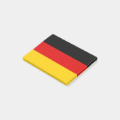 Deutsche Flagge Post-it Klebezettel (angewinkelt)
