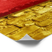 Deutsche Flagge Poster (Ecke)