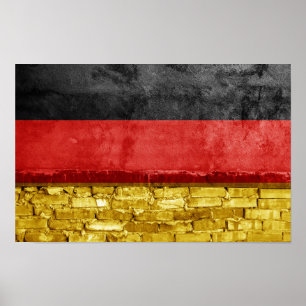 Deutsche Flagge Poster