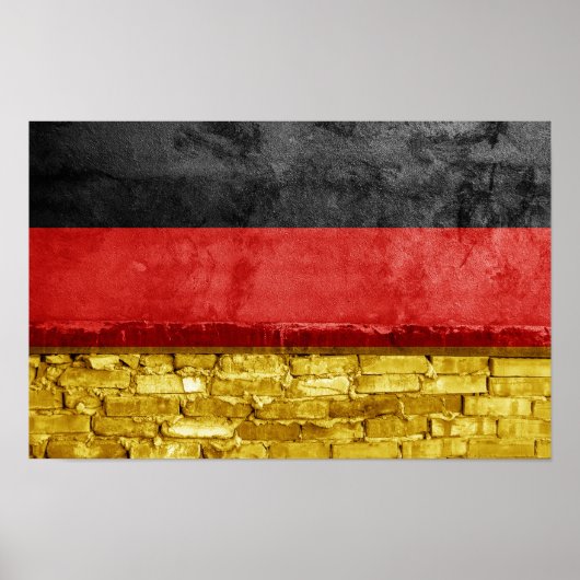 Deutsche Flagge Poster (Vorne)
