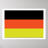 Deutsche Flagge Poster (Vorne)
